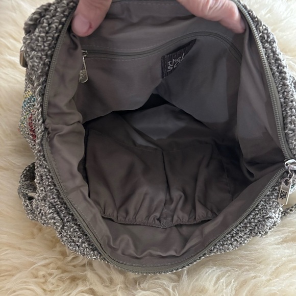 The Sak Green Crochet Knit Shoulder Bag - Picture 6 of 7